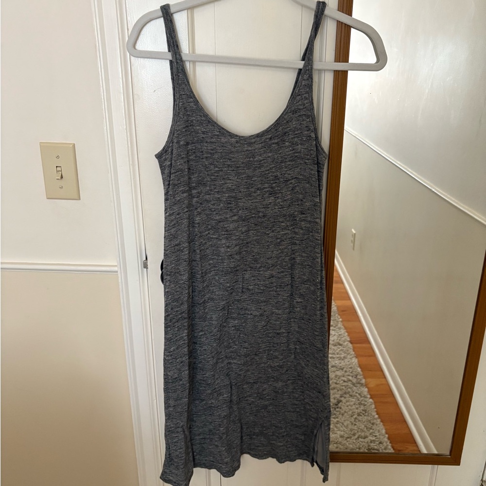 Rag & Bone Midi Gray Sleeveless Dress - size small